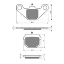 GOLDfren Brake Pads Off-Road Racing GF047 - K5 (PR22)