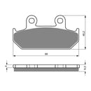 GOLDfren Brake Pads Sintered Sports GF051 - S3 (PH40)