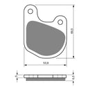 GOLDfren Brake Pads Sintered Sports GF059 - S3 (PH71)