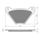 GOLDfren Brake Pads Sintered Sports GF060 - S3 (PH70)