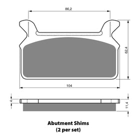 GOLDfren Brake Pads Sintered Sports GF063 - S3 (PH157)