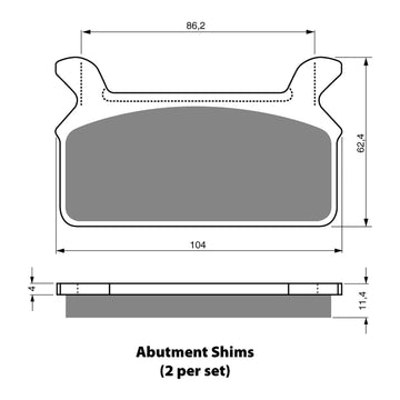 GOLDfren Brake Pads Sintered Sports GF063 - S3 (PH157)