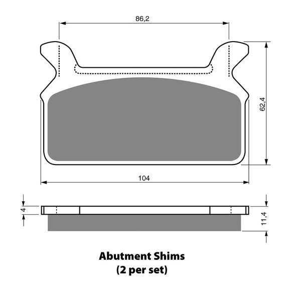 GOLDfren Brake Pads Sintered Sports GF063 - S3 (PH157)