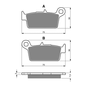GOLDfren Brake Pads GF071 - S3
