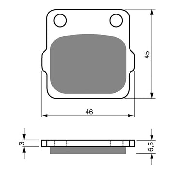 GOLDfren Brake Pads Off-Road Racing GF077 - K5 ( PR25 )