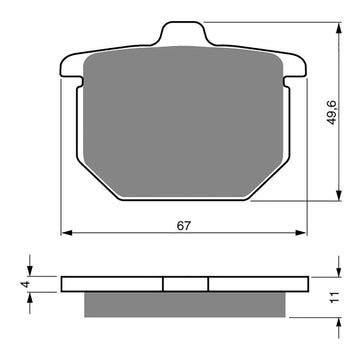 GOLDfren Brake Pads GF080 - S3