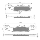 GOLDfren Brake Pads Off-Road Racing GF108 - K5 ( PR244 )