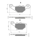 GOLDfren Brake Pads Off-Road Racing GF109 - K5 ( PR243 )