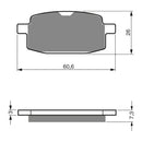 GOLDfren Brake Pads GF114 - K5