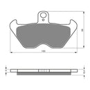 GOLDfren Brake Pads Sintered Sports GF117 - S3 ( PH391 )