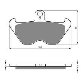GOLDfren Brake Pads Sintered Sports GF117 - S3 ( PH391 )