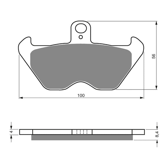 GOLDfren Brake Pads Sintered Sports GF117 - S3 ( PH391 )
