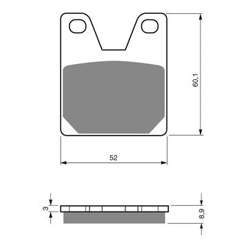 GOLDfren Brake Pads Sintered Sports GF169 - S3 ( PH254 )