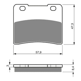 GOLDfren Brake Pads GF172 - S3