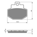 GOLDfren Brake Pads GF186 - S3