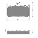 GOLDfren Brake Pads Sintered Sports GF206 - S3 ( PH325 )