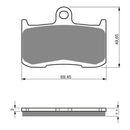 GOLDfren Brake Pads Sintered Sports GF207 - S3 ( PH307 )