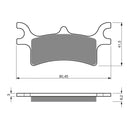 GOLDfren Brake Pads Off-Road Racing GF209 - K5 ( PR319 )