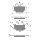 GOLDfren Brake Pads Sintered Sports GF230 - S3 ( P333 )