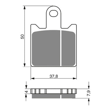 GOLDfren Brake Pads Sintered Sports GF249 - S3 ( PH362 )