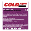 GOLDfren Brake Pads Sintered Sports GF251 - S3 ( P377 )