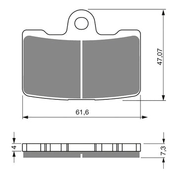 GOLDfren Brake Pads Sintered Sports GF269 - S3 ( PH395 )