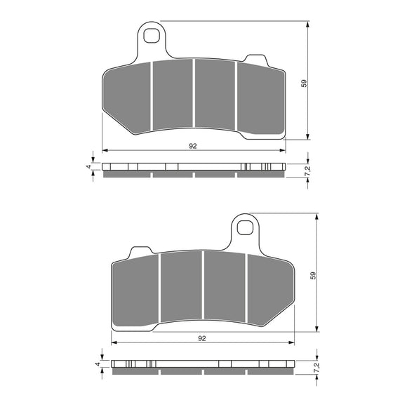 GOLDfren Brake Pads Sintered Sports GF271 - S3 ( PH353 )