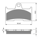 GOLDfren Brake Pads Off-Road Racing GF281 - K5 ( PR304 )