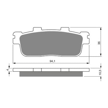 GOLDfren Brake Pads GF286 - S3
