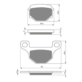 GOLDfren Brake Pads Sintered Sports GF289 - S3 ( P130 )