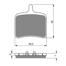 GOLDfren Brake Pads GF290 - S3