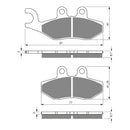 GOLDfren Brake Pads GF293 - S3