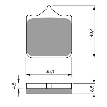 GOLDfren Brake Pads GF304 - S33