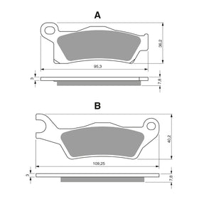 GOLDfren Brake Pads GF310 - K1