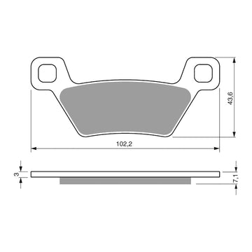 GOLDfren Brake Pads Off-Road Racing GF314 - K5