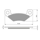 GOLDfren Brake Pads Off-Road Racing GF315 - K5 ( PR345 )