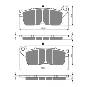 GOLDfren Brake Pads GF323 - S3