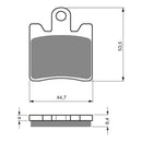 GOLDfren Brake Pads Sintered Sports GF326 - S3 ( PH366 )