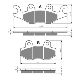 GOLDfren Brake Pads GF329 - S3