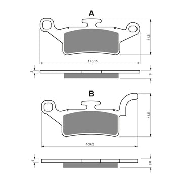 GOLDfren Brake Pads GF330 - S3