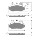 GOLDfren Brake Pads Sintered Sports GF332 - S3 ( PH207 )