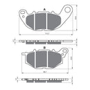 GOLDfren Brake Pads GF369 - GP5 - Indent
