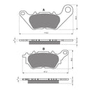 GOLDfren Brake Pads Sintered Sports GF370 - S3 ( P488 )