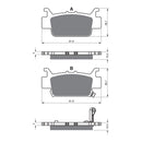 GOLDfren Brake Pads Off-Road Racing GF382 - K5 ( PR524 )
