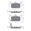 GOLDfren Brake Pads Off-Road Racing GF385 - K5 ( PR525 )