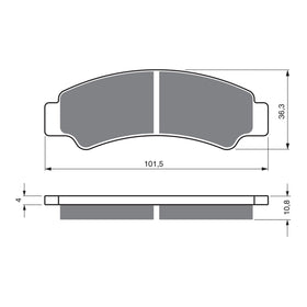 GOLDfren Brake Pads Off-Road Racing GF389 - K5