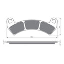 GOLDfren Brake Pads Off-Road Racing GF391 - K5