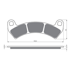 GOLDfren Brake Pads Off-Road Racing GF391 - K5