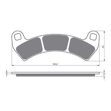 GOLDfren Brake Pads Off-Road Racing GF391 - K5