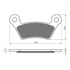 GOLDfren Brake Pads Sintered Sports GF407 - S3